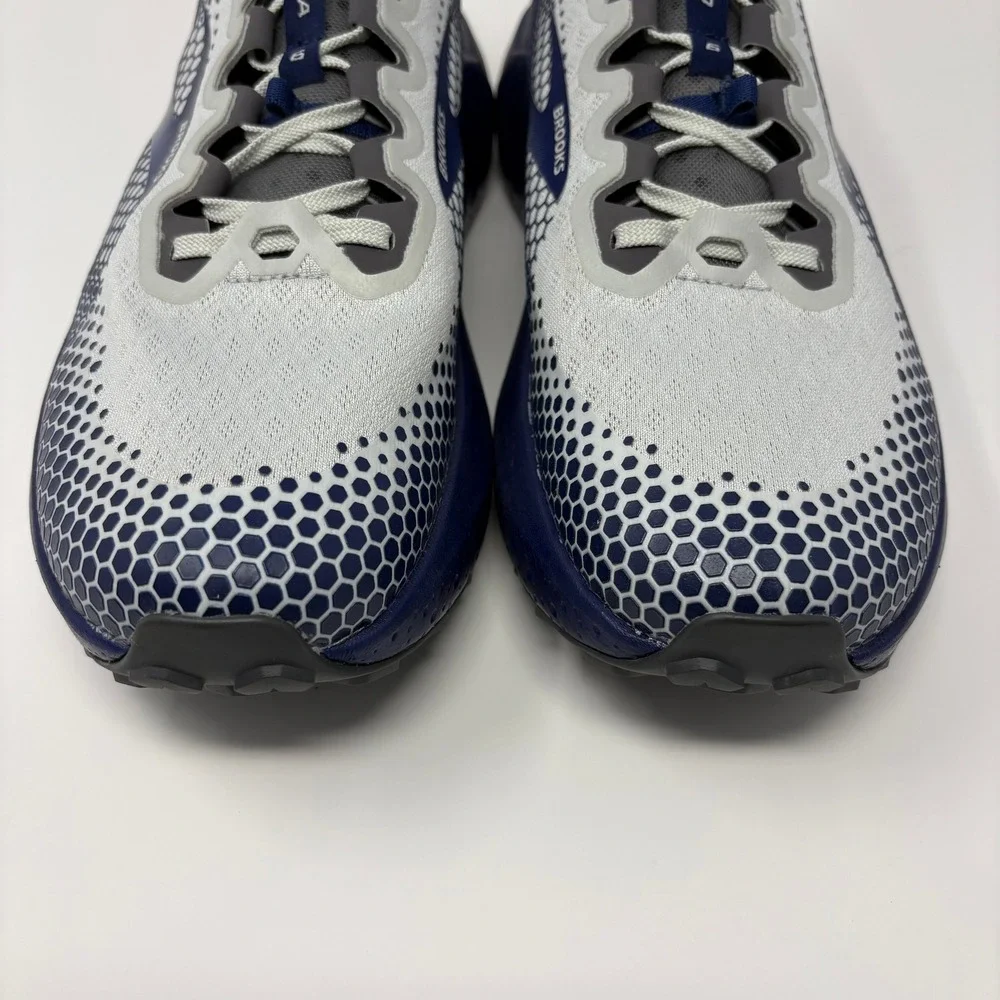 Brooks Caldera 6 Men's Size 14 Grey Blue Trail Running Shoes (1103791D071)